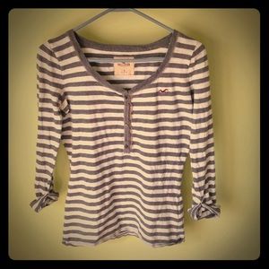Womens 3/4 Sleeve Hollister Shirt